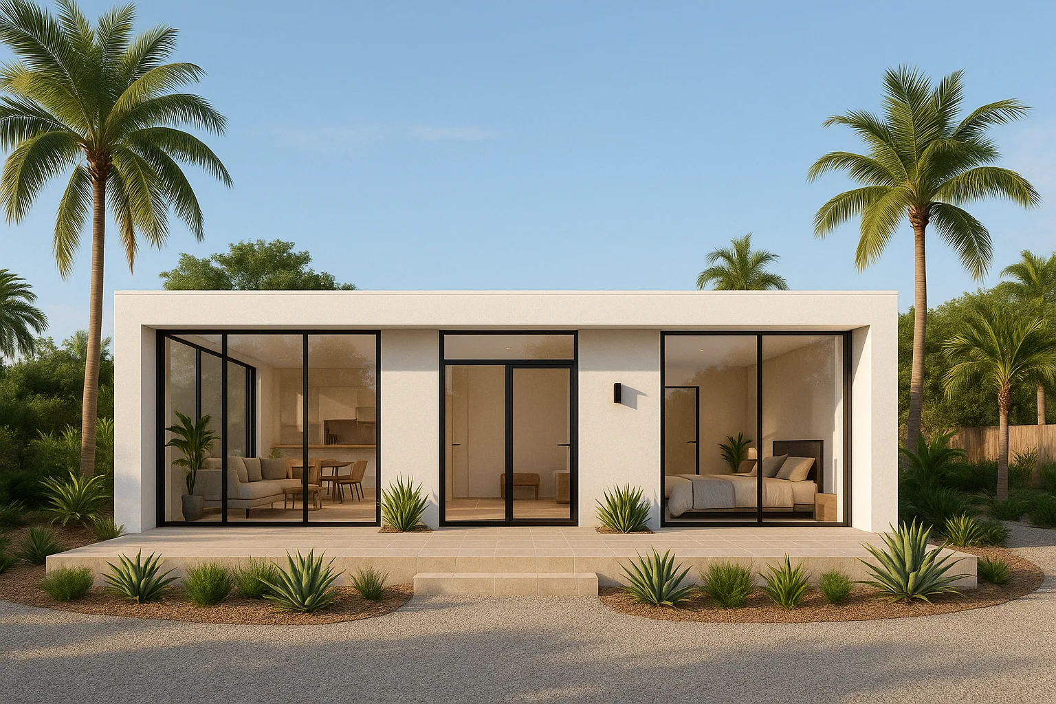 Visualización arquitectónica de una vivienda del catálogo de VPM